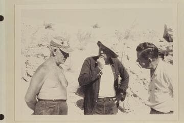 Dock Marston, Bill Belknap and Chuck Richey; Sandy Point, Lake Mead