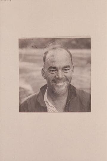 V. R. "Brick" Mortenson. At camp above Vulcan Rapid before climbing out to Tuweep