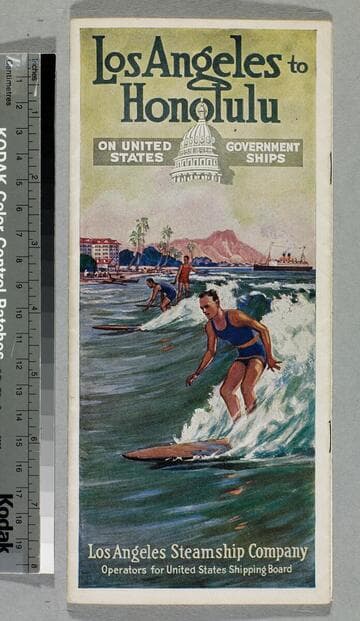 Los Angeles to Honolulu on United States government ships