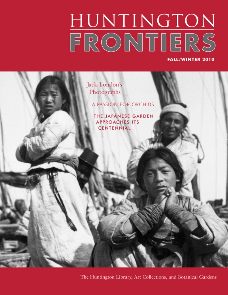 LondonFrontiers Cover of Frontiers Fall/Winter 2010