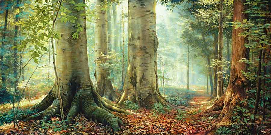 Greg Olsen, Sacred Grove. Used with permission.
